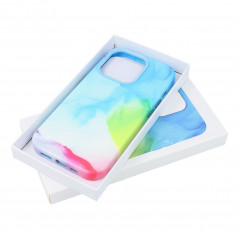 Kryt Leather Mag Cover na Apple iPhone 14 Pro Elegant  MagSAFE  Farebná škvrna