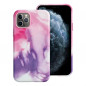 Kryt Leather Mag Cover na Apple iPhone 11 Pro Elegant  MagSAFE  Fialová škvrna