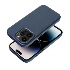 Kryt Leather Mag Cover na Apple iPhone 11 Pro Max Elegant  MagSAFE  Indigový modrý