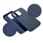 Kryt Leather Mag Cover na Apple iPhone 11 Pro Max Elegant  MagSAFE  Indigový modrý