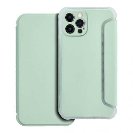 Peňaženkové puzdro Piano Book na Apple iPhone 12 Pro Svetlo zelený