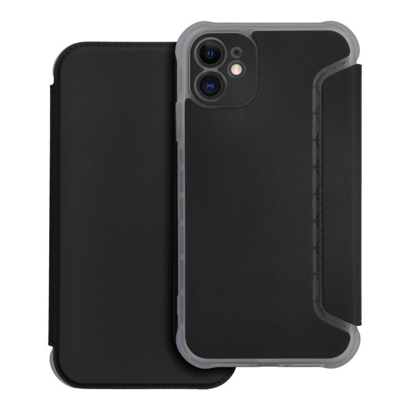 Peňaženkové puzdro Piano Book na Apple iPhone 11 Čierny