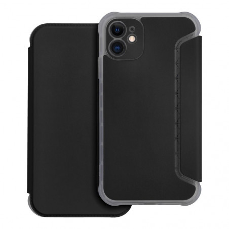 Peňaženkové puzdro Piano Book na Apple iPhone 11 Čierny