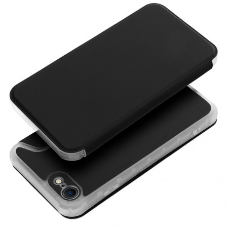 Peňaženkové puzdro Piano Book na Apple iPhone SE 2022 5G Čierny