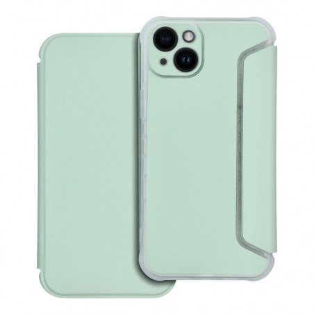 Peňaženkové puzdro Piano Book na Apple iPhone 14 Plus Svetlo zelený