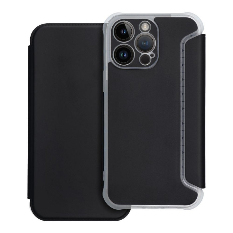 Peňaženkové puzdro Piano Book na Apple iPhone 14 Pro Max Čierny