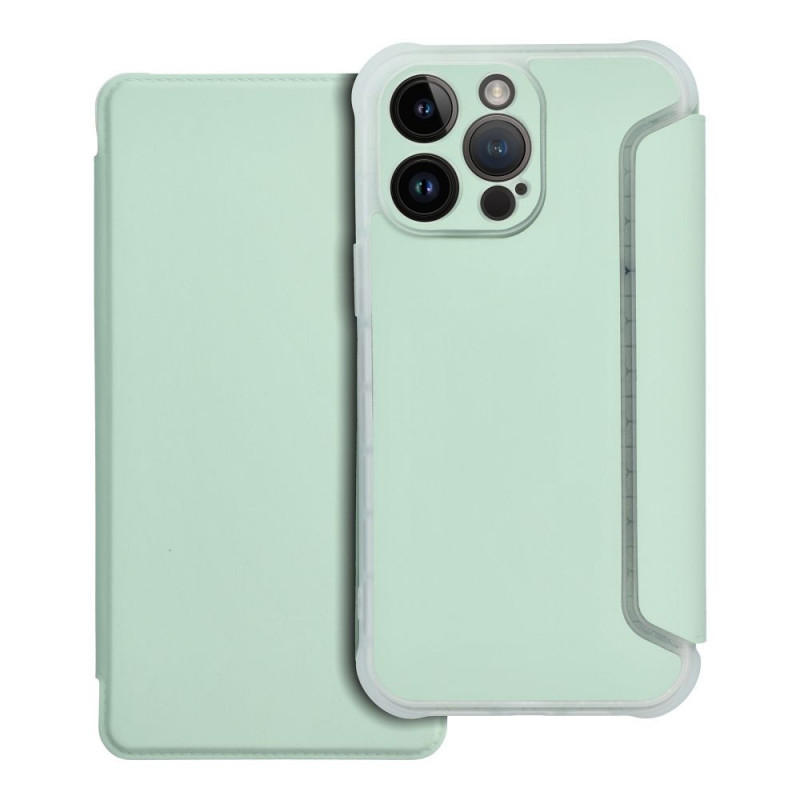 Peňaženkové puzdro Piano Book na Apple iPhone 14 Pro Max Svetlo zelený