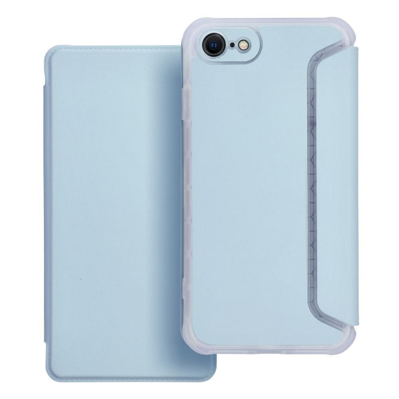 Peňaženkové puzdro Piano Book na Apple iPhone SE 2020 Svetlo modrý