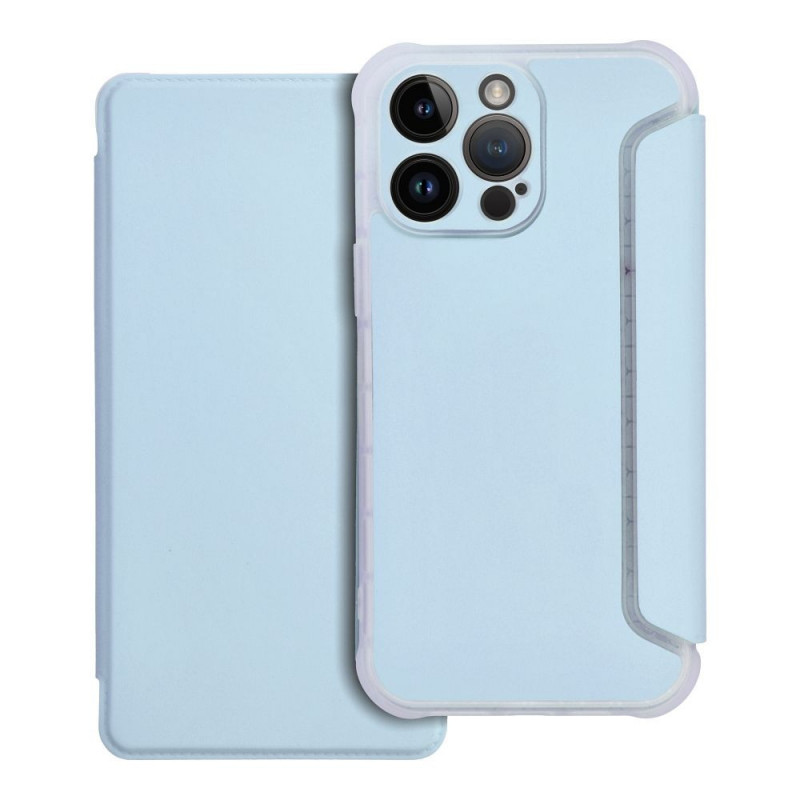 Peňaženkové puzdro Piano Book na Apple iPhone 14 Pro Max Svetlo modrý
