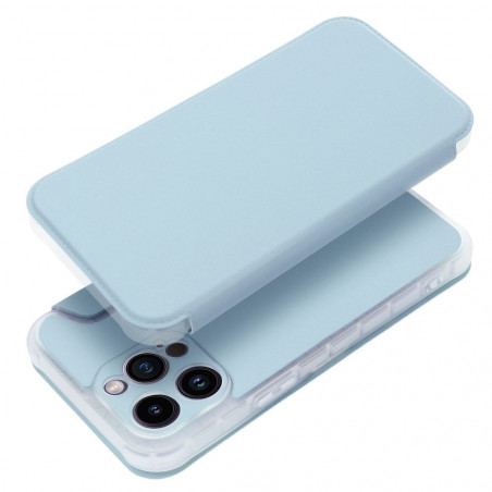 Peňaženkové puzdro Piano Book na Apple iPhone 14 Pro Max Svetlo modrý