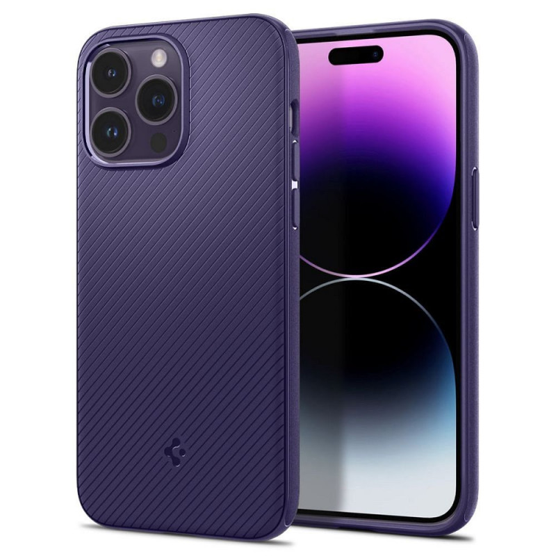 Tvrdený kryt Spigen Armor na Apple iPhone 14 Pro Max Čierny