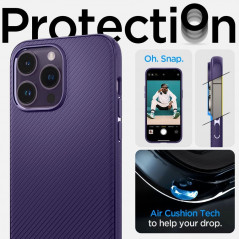 Tvrdený kryt Spigen Armor na Apple iPhone 14 Pro Max Čierny