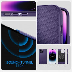 Tvrdený kryt Spigen Armor na Apple iPhone 14 Pro Max Čierny