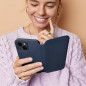 Peňaženkové puzdro Dual Pocket book na XIAOMI 13 Lite Tmavší modrý 
