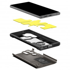 Kryt Spigen Tough Armor na Samsung Galaxy S23 Ultra 5G Tmavo modro sivý