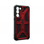 Kryt Urban Armor Gear Monarch na Samsung Galaxy S23 Plus 5G Prémiové puzdro  MagSAFE  Karmínový