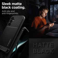 Kryt Spigen Armor na Samsung Galaxy A54 Uhlíkové vlákno, Elegant  Čierny
