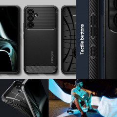 Kryt Spigen Armor na Samsung Galaxy A54 Uhlíkové vlákno, Elegant  Čierny