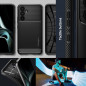 Kryt Spigen Armor na Samsung Galaxy A54 Uhlíkové vlákno, Elegant  Čierny