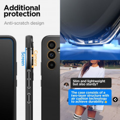 Kryt Spigen Thin Fit na Samsung Galaxy A54 Čierny