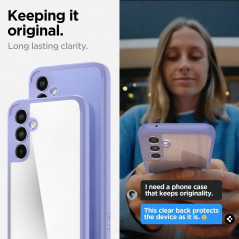 Kryt Spigen Ultra Hybrid na Samsung Galaxy A54 Krištáľovo čistý  Úžasná fialová