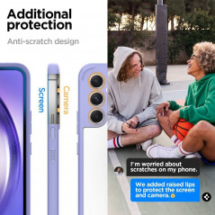 Kryt Spigen Ultra Hybrid na Samsung Galaxy A54 Krištáľovo čistý  Úžasná fialová