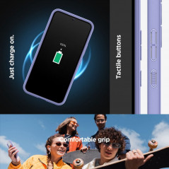 Kryt Spigen Ultra Hybrid na Samsung Galaxy A54 Krištáľovo čistý  Úžasná fialová