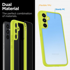 Kryt Spigen Ultra Hybrid na Samsung Galaxy A54 Krištáľovo čistý  Limetkovo zelený