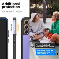Kryt Spigen Ultra Hybrid na Samsung Galaxy A54 Krištáľovo čistý  Matná čierna