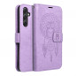 Peňaženkové puzdro MEZZO Book na Samsung Galaxy A54 Lapač snov  Fialový (Purple)