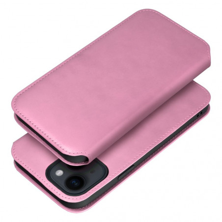Peňaženkové puzdro Dual Pocket book na Samsung Galaxy A34 Svetlo ružový