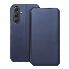 Peňaženkové puzdro Dual Pocket book na Samsung Galaxy A54 Tmavší modrý