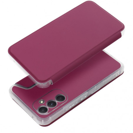 Peňaženkové puzdro Piano Book na Samsung Galaxy A54 Purpurový