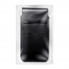 Univerzálne puzdro, Puzdro na opasok ROYAL - Leather universal flap pocket na XIAOMI Redmi Note 10 Pro Čierny 