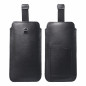 Univerzálne puzdro, Puzdro na opasok ROYAL - Leather universal flap pocket na Apple iPhone 11 Čierny 
