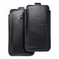 Univerzálne puzdro, Puzdro na opasok ROYAL - Leather universal flap pocket na XIAOMI Redmi Note 10 Pro Čierny 