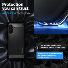 Kryt Spigen Armor na Samsung Galaxy A14 5G Uhlíkové vlákno, Elegant  Čierny
