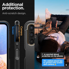 Kryt Spigen Armor na Samsung Galaxy A14 5G Uhlíkové vlákno, Elegant  Čierny