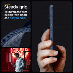 Kryt Spigen  Liquid Air na Apple iPhone 15 Pro Námornícka modrá