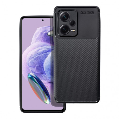 Kryt Carbon premium na XIAOMI Redmi Note 12 Pro Plus 5G Elegant Čierny