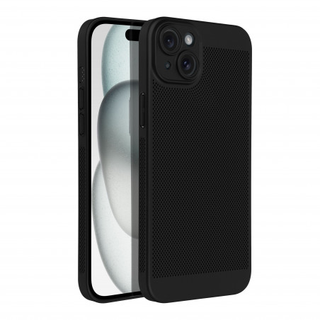 Kryt Breezy na Apple iPhone 15 Plus Čierny