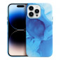 Kryt Leather Mag Cover na Apple iPhone 15 Plus Elegant  MagSAFE  Modrá škvrna