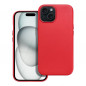 Kryt Leather Mag Cover na Apple iPhone 15 Elegant  MagSAFE  Červený
