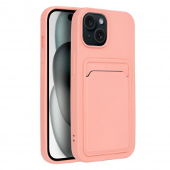 Kryt Card na Apple iPhone 15 Ružový