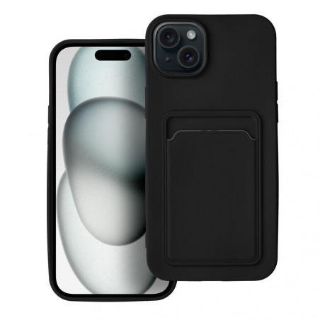 Kryt Card na Apple iPhone 15 Plus Čierny