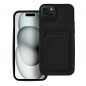 Kryt Card na Apple iPhone 15 Plus Čierny