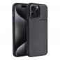 Kryt Carbon premium na Apple iPhone 15 Elegant  Čierny