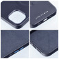Kryt Roar Leather Mag na Apple iPhone 14 Pro Elegant  MagSAFE  Tmavší modrý