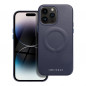 Kryt Roar Leather Mag na Apple iPhone 14 Pro Max Elegant  MagSAFE  Tmavší modrý