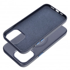 Kryt Roar Leather Mag na Apple iPhone 14 Pro Max Elegant  MagSAFE  Tmavší modrý